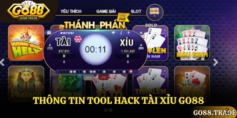 Thông tin về tool hach tài xỉu Go88