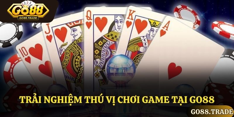 Trải nghiệm thú vị chơi game tại Go88