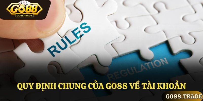 Quy định về tài khoản