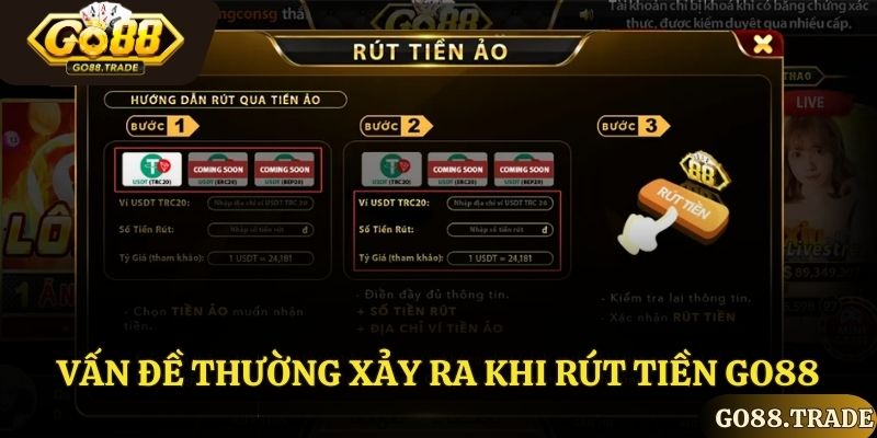 Điều kiện khi rút tiền Go88